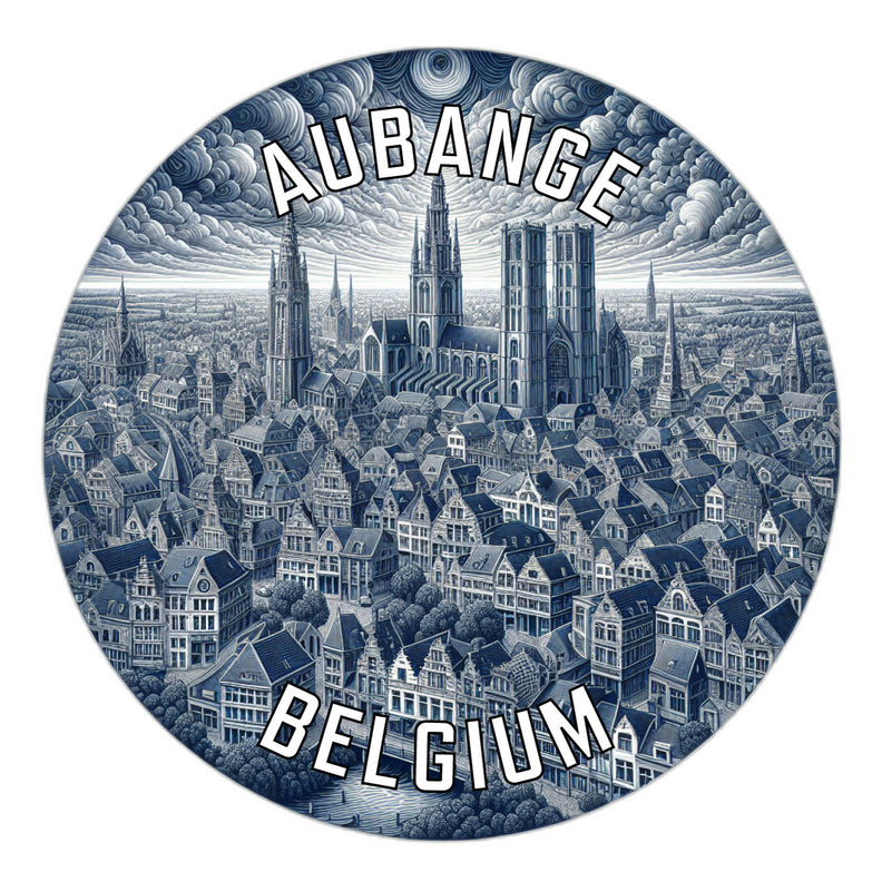 Aubange Belgium Souvenir Vinyl Decal Sticker 2-Inch