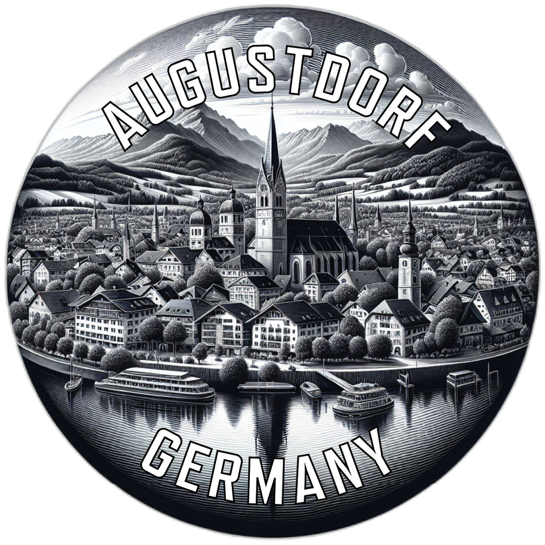 Augustdorf Germany Souvenir Die Cut Flat Magnet 2-Inch