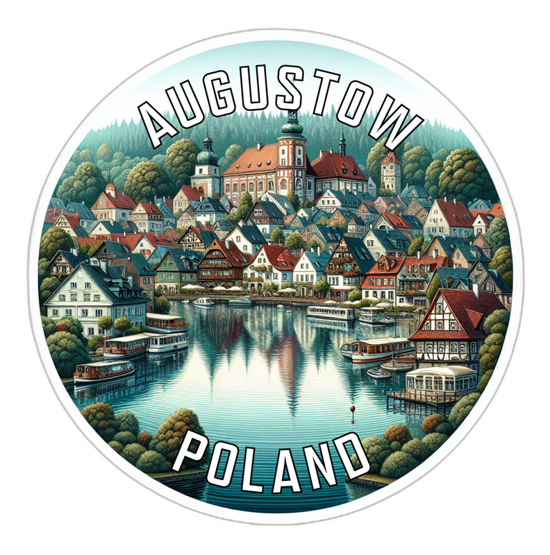 Augustow Poland Souvenir Vinyl Decal Sticker 6-Inch