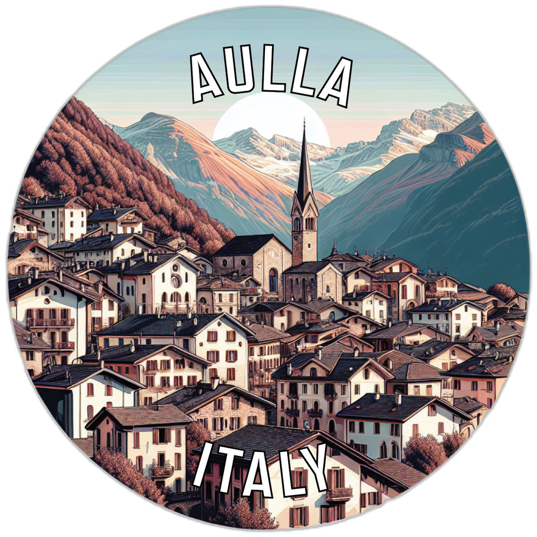 Aulla Italy Souvenir Vinyl Decal Sticker 6-Inch