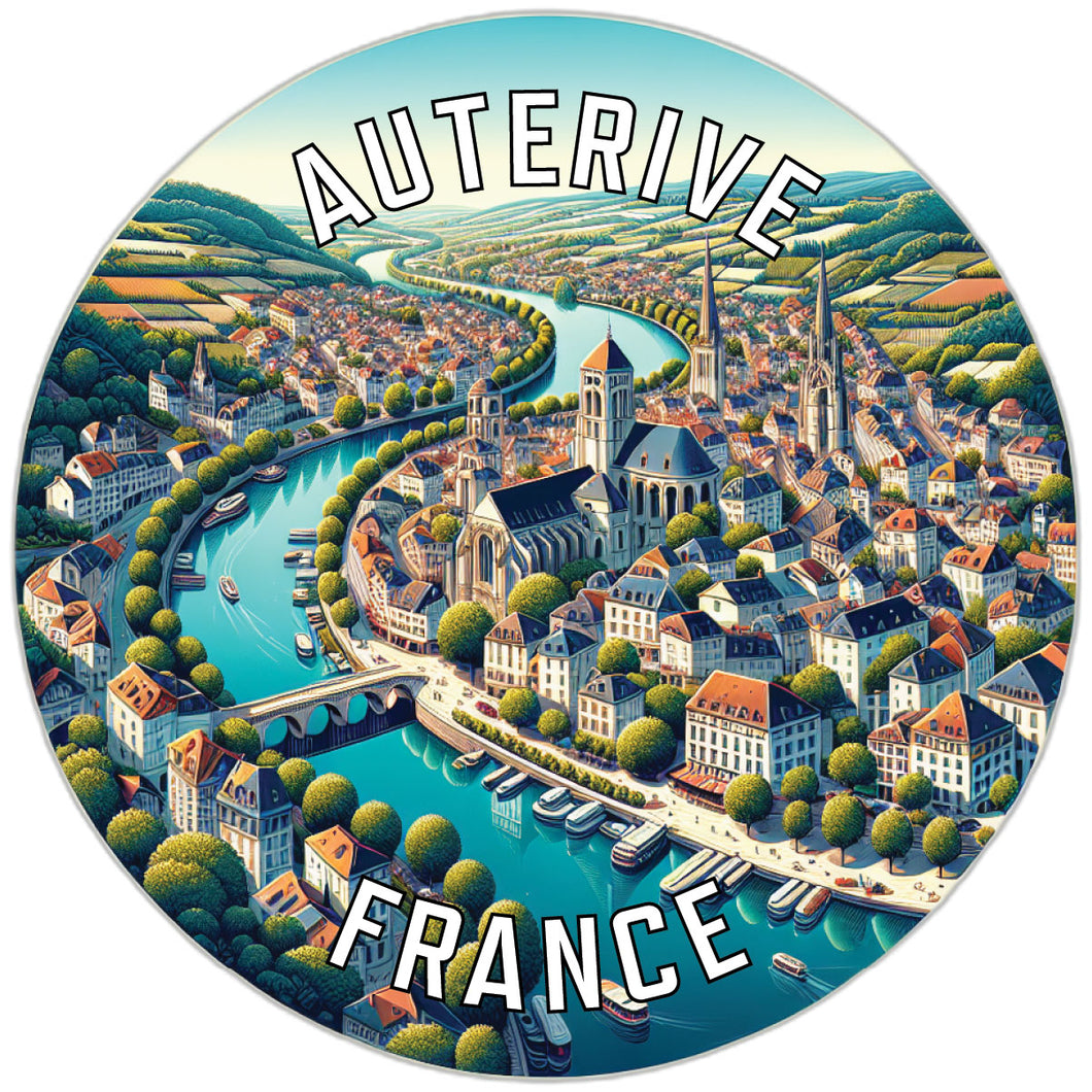 Auterive France Souvenir Vinyl Decal Sticker 2-Inch