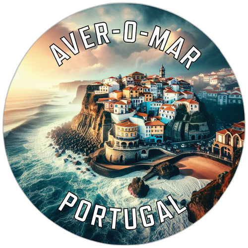 Aver o Mar Portugal Souvenir Die Cut Flat Magnet 4-Inch