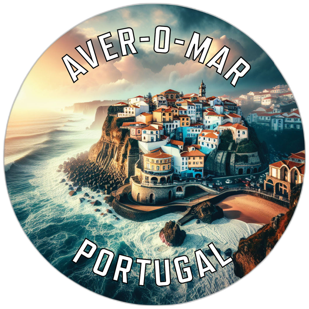 Aver o Mar Portugal Souvenir Die Cut Flat Magnet 4-Inch