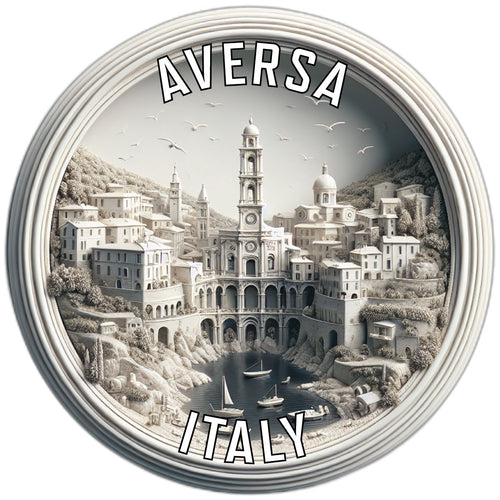 Aversa Italy Souvenir Die Cut Flat Magnet 2-Inch