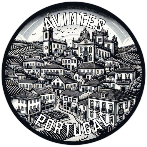Avintes Portugal Souvenir Die Cut Flat Magnet 6-Inch