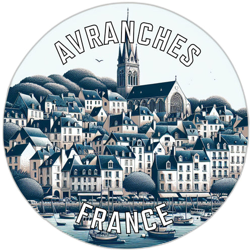 Avranches France Souvenir Vinyl Decal Sticker 2-Inch