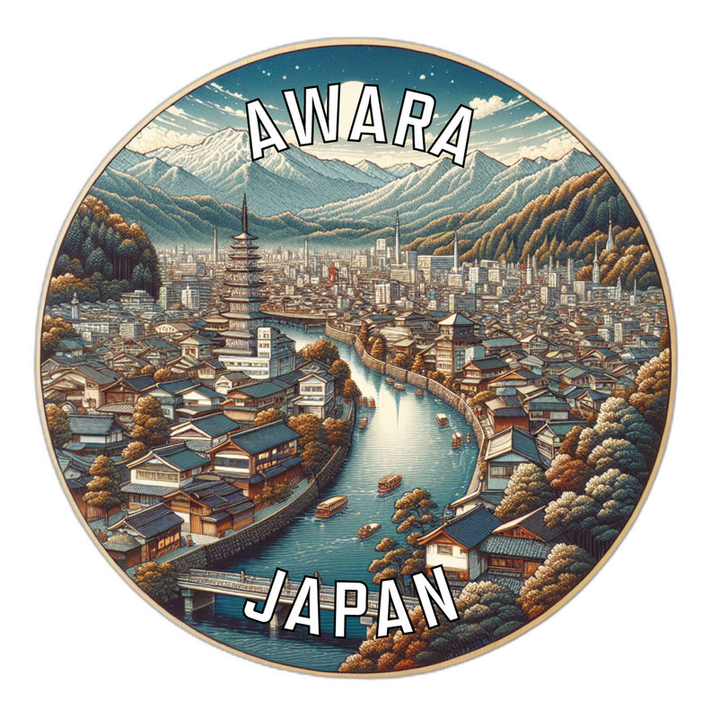 Awara Japan Souvenir Vinyl Decal Sticker 6-Inch