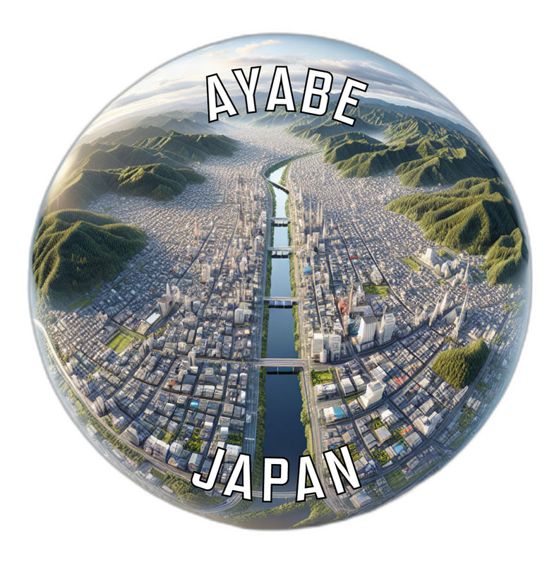 Ayabe Japan Souvenir Vinyl Decal Sticker 2-Inch