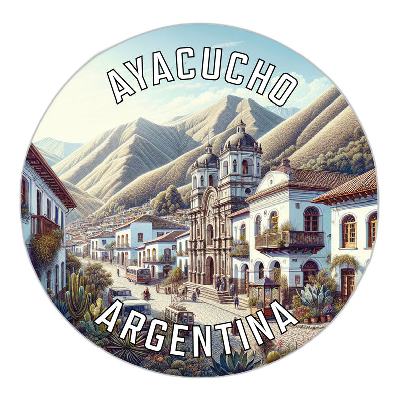 Ayacucho Argentina Souvenir Die Cut Flat Magnet 2-Inch