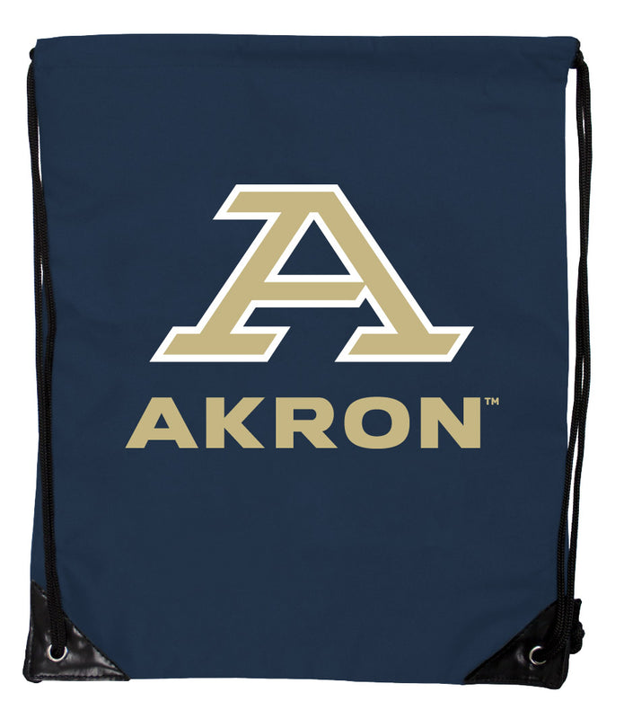 Akron Zips Officially Licensed Drawstring Backpack - Lightweight Cinch Bag with Team Logo 