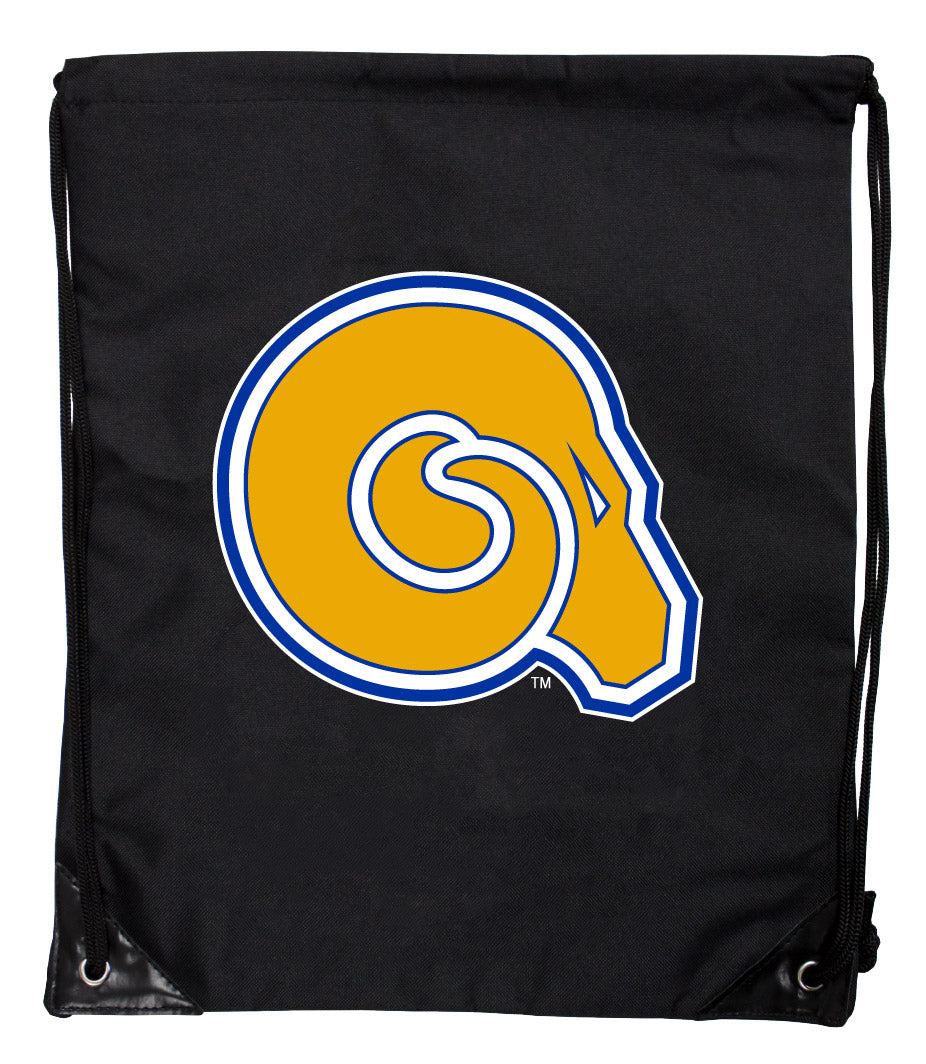 Albany State University Officially Licensed Drawstring Backpack - Lightweight Cinch Bag with Team Logo 