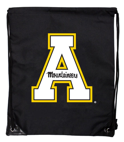 Appalachian State Officially Licensed Drawstring Backpack - Lightweight Cinch Bag with Team Logo 