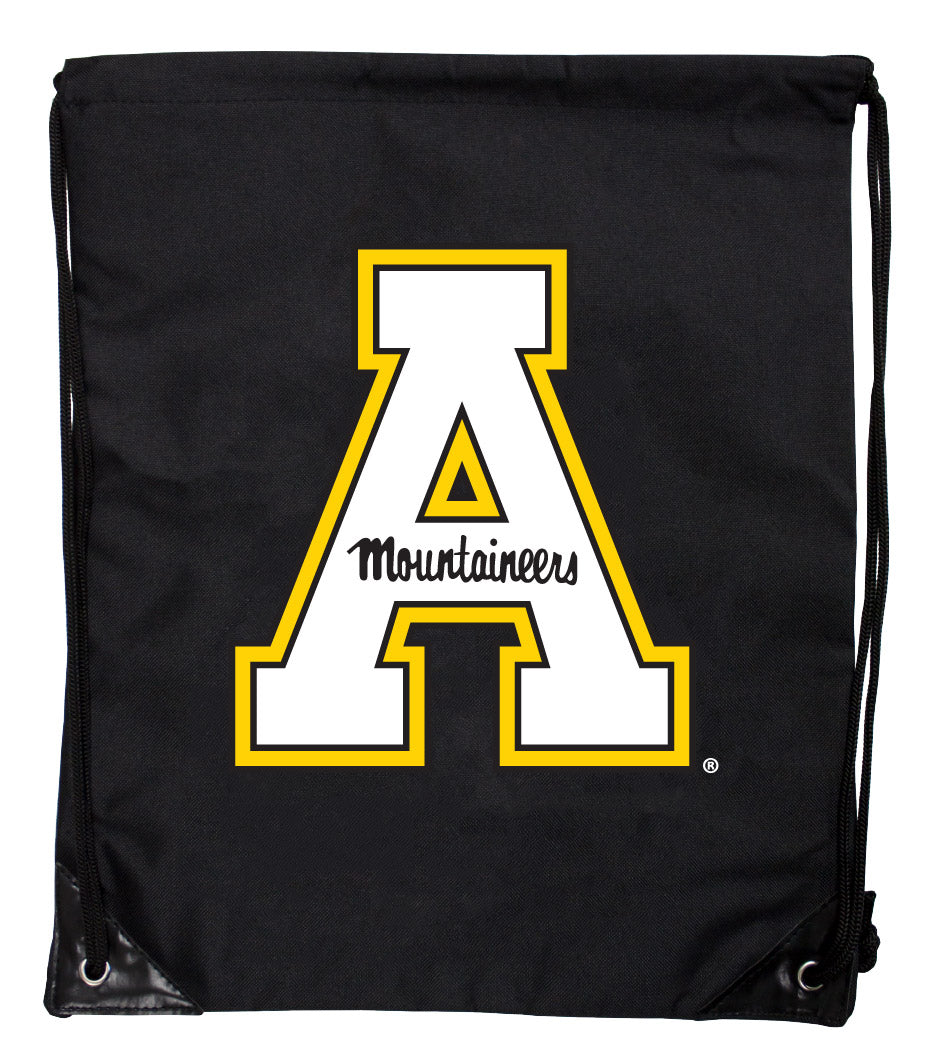 Appalachian State Officially Licensed Drawstring Backpack - Lightweight Cinch Bag with Team Logo 