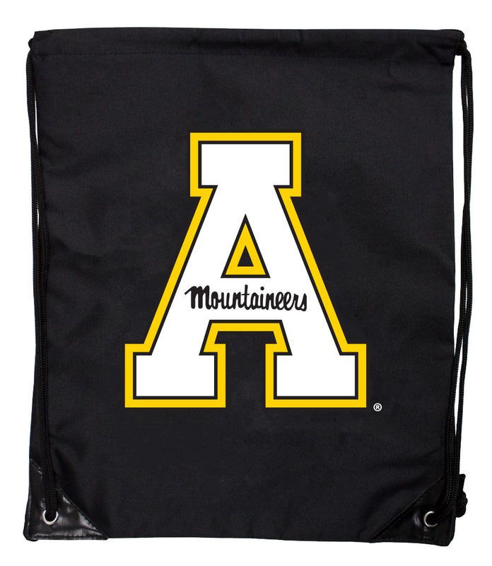 Appalachian State Officially Licensed Drawstring Backpack - Lightweight Cinch Bag with Team Logo 