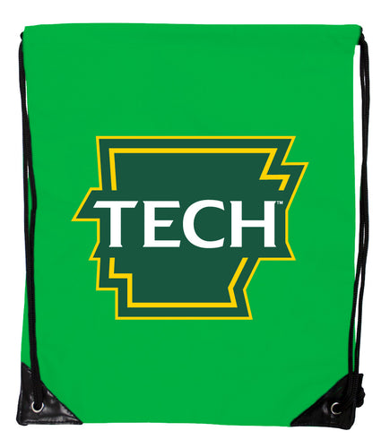 Arkansas Tech University Officially Licensed Drawstring Backpack - Lightweight Cinch Bag with Team Logo 