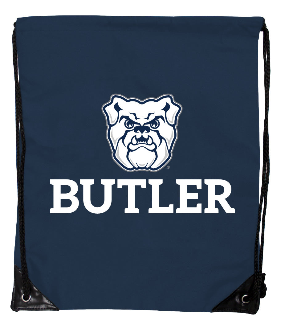 Butler Bulldogs Officially Licensed Drawstring Backpack - Lightweight Cinch Bag with Team Logo 