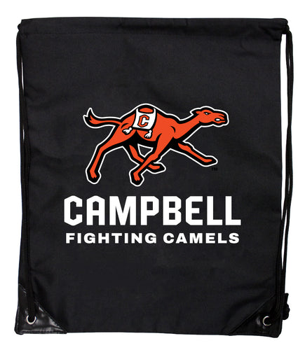 Campbell University Fighting Camels Officially Licensed Drawstring Backpack - Lightweight Cinch Bag with Team Logo 