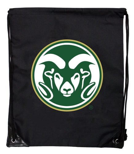 Colorado State Rams Officially Licensed Drawstring Backpack - Lightweight Cinch Bag with Team Logo 