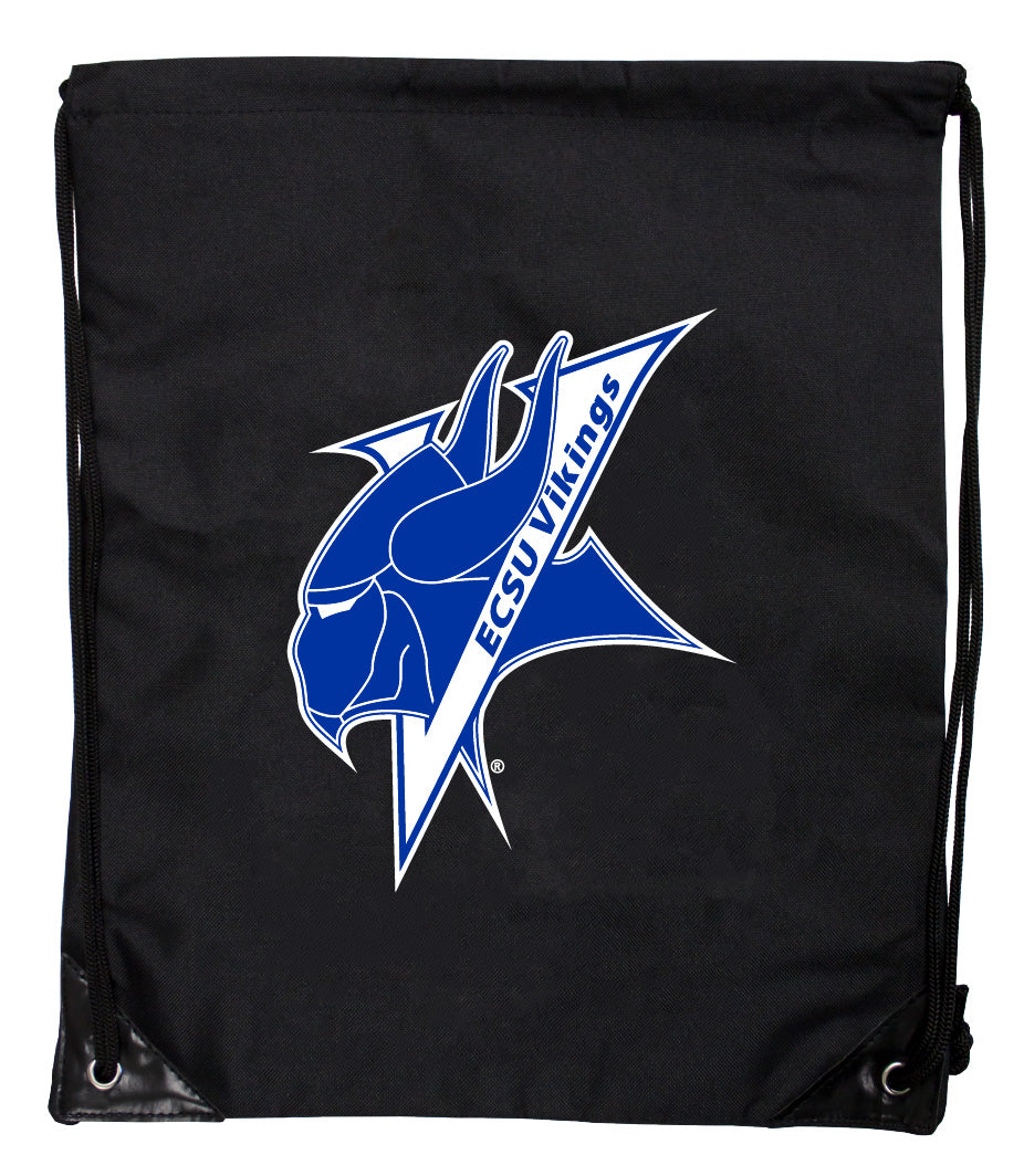 Elizabeth City State University Officially Licensed Drawstring Backpack - Lightweight Cinch Bag with Team Logo 