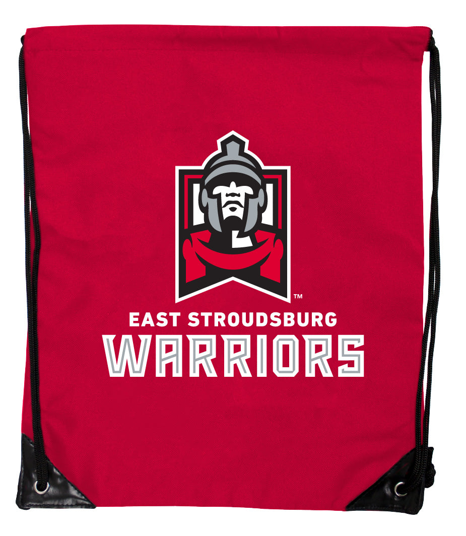 East Stroudsburg University Officially Licensed Drawstring Backpack - Lightweight Cinch Bag with Team Logo 