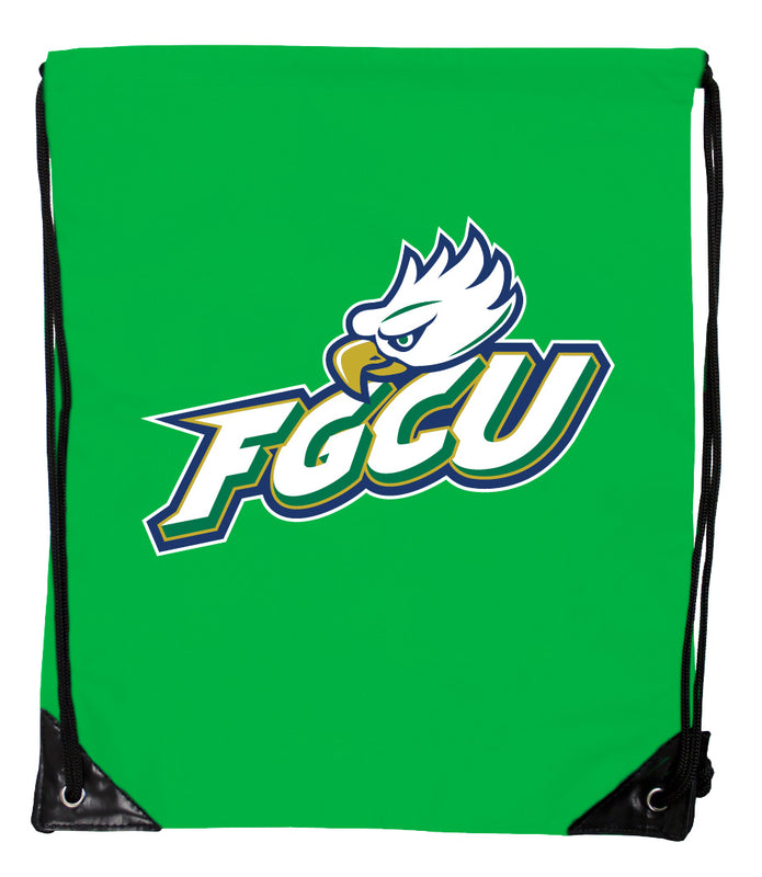 Florida Gulf Coast Eagles Officially Licensed Drawstring Backpack - Lightweight Cinch Bag with Team Logo 
