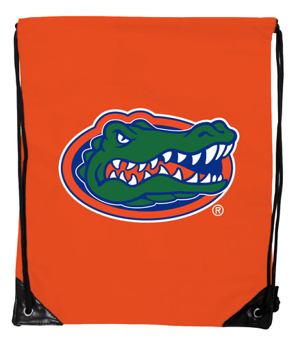 Florida Gators Officially Licensed Drawstring Backpack - Lightweight Cinch Bag with Team Logo 