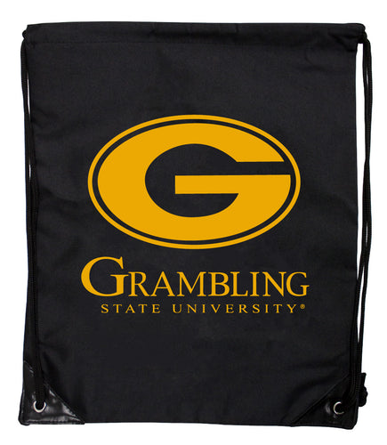 Grambling State Tigers Officially Licensed Drawstring Backpack - Lightweight Cinch Bag with Team Logo 