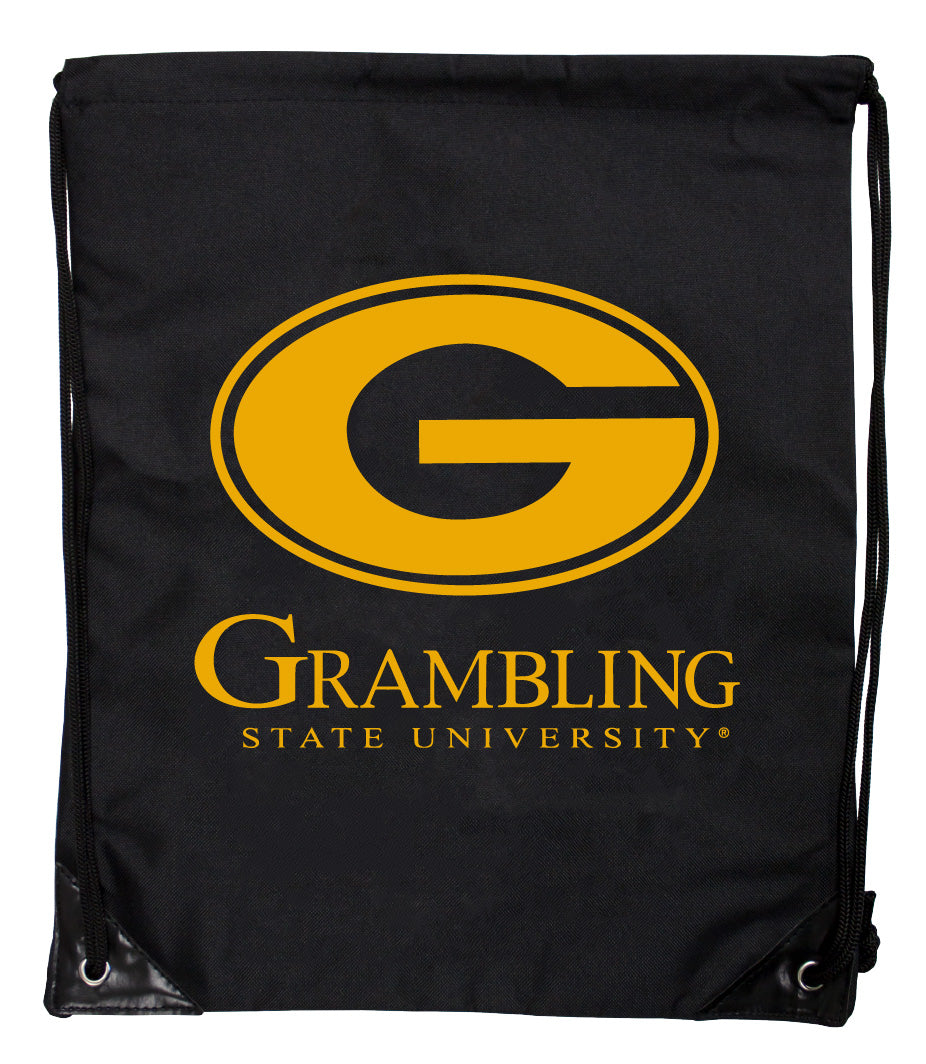 Grambling State Tigers Officially Licensed Drawstring Backpack - Lightweight Cinch Bag with Team Logo 