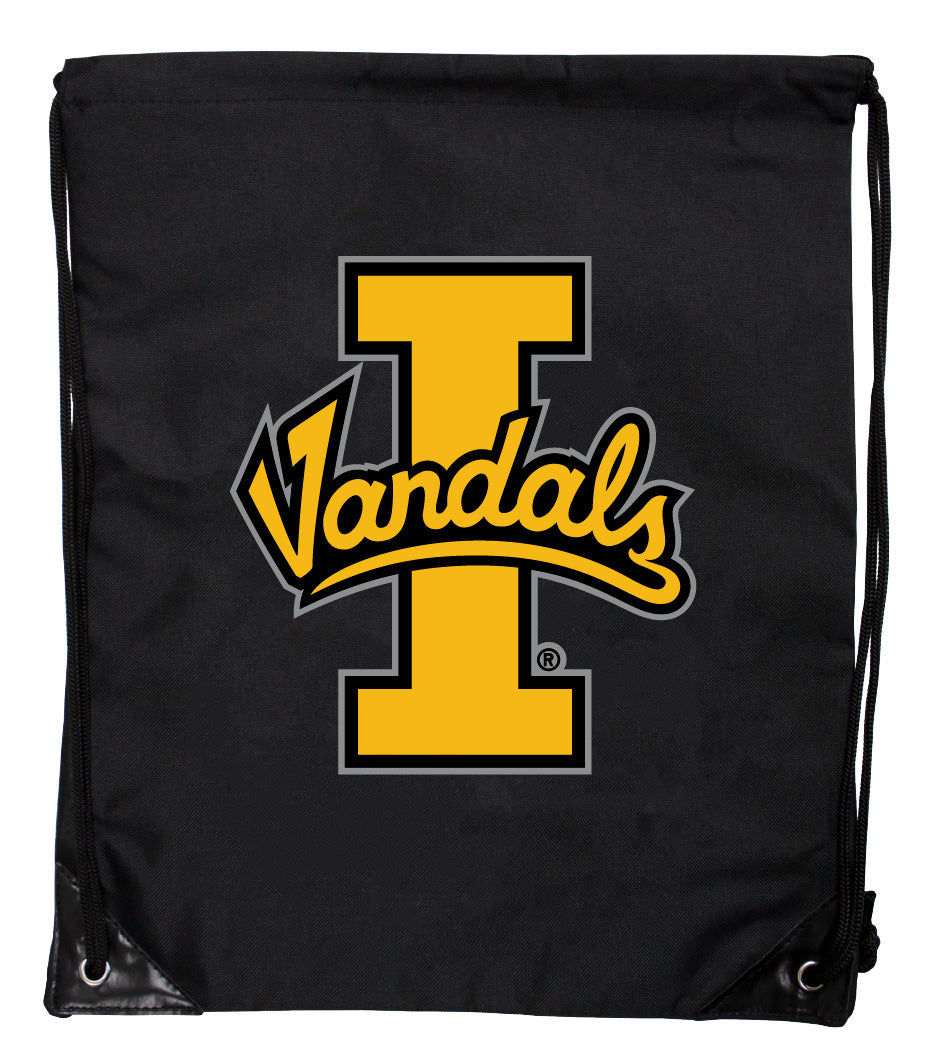 Idaho Vandals Officially Licensed Drawstring Backpack - Lightweight Cinch Bag with Team Logo 