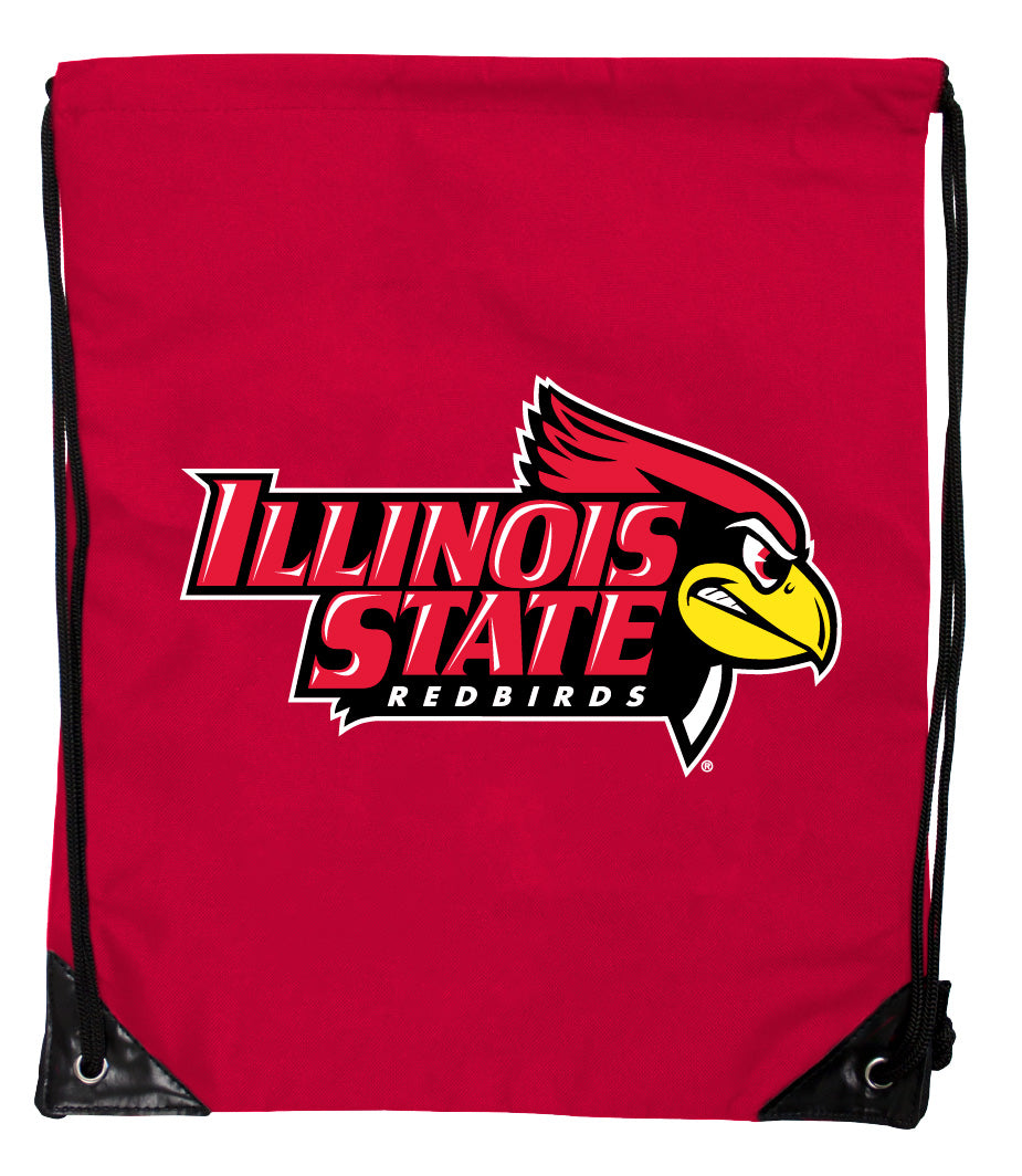 Illinois State birds Officially Licensed Drawstring Backpack - Lightweight Cinch Bag with Team Logo 