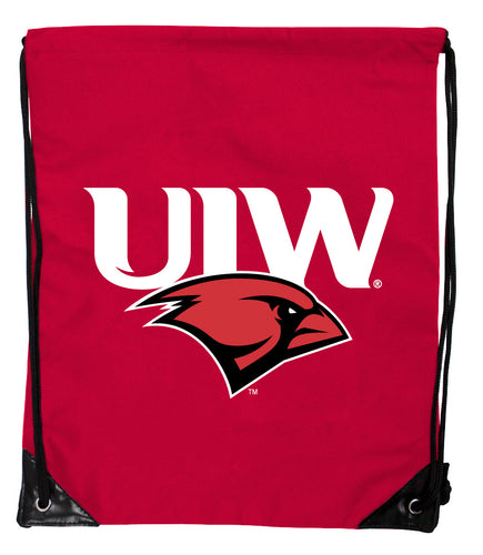 Incarnate Word Cardinals Officially Licensed Drawstring Backpack - Lightweight Cinch Bag with Team Logo 