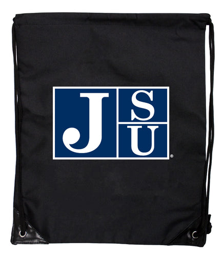 Jackson State University Officially Licensed Drawstring Backpack - Lightweight Cinch Bag with Team Logo 