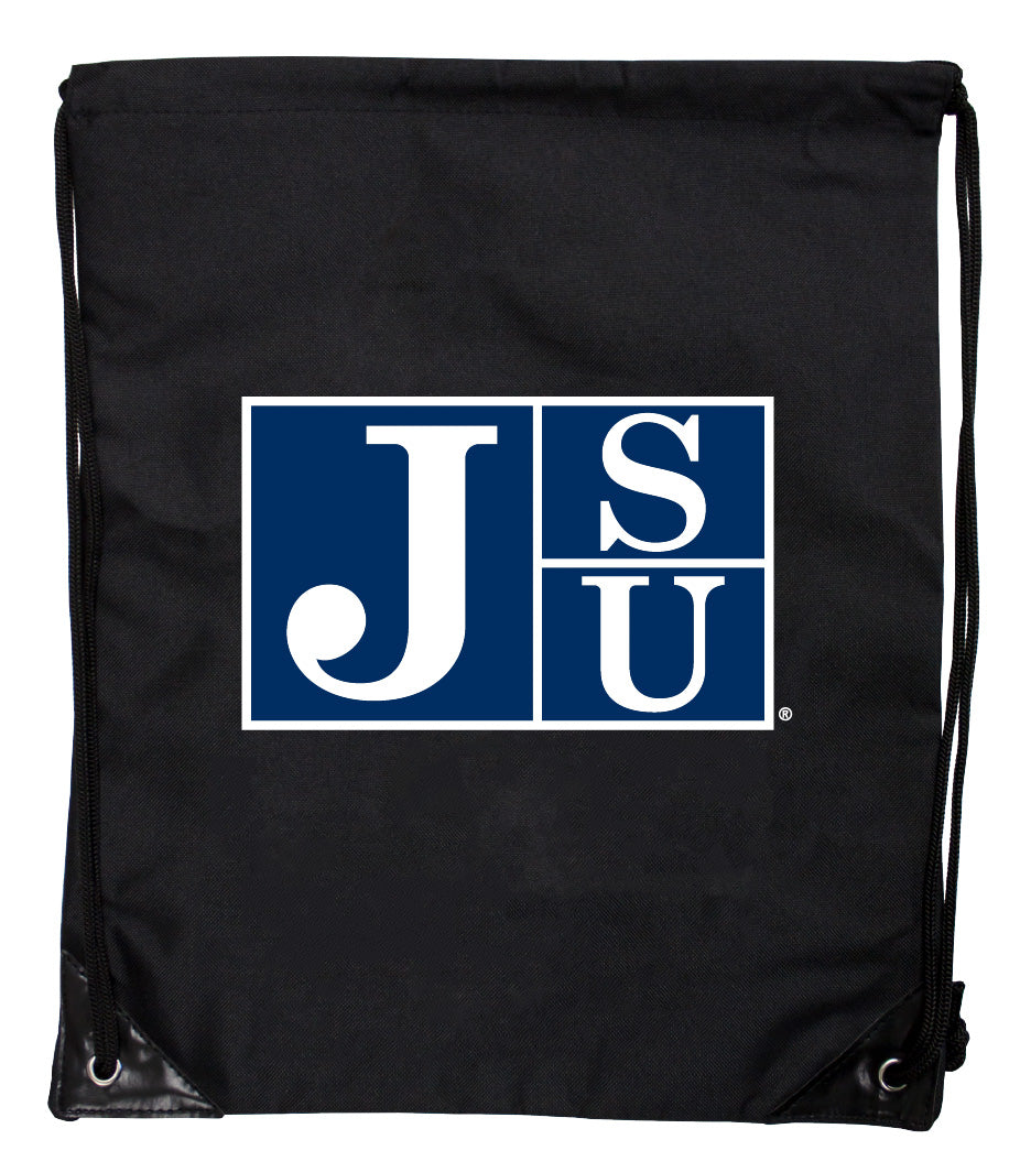 Jackson State University Officially Licensed Drawstring Backpack - Lightweight Cinch Bag with Team Logo 