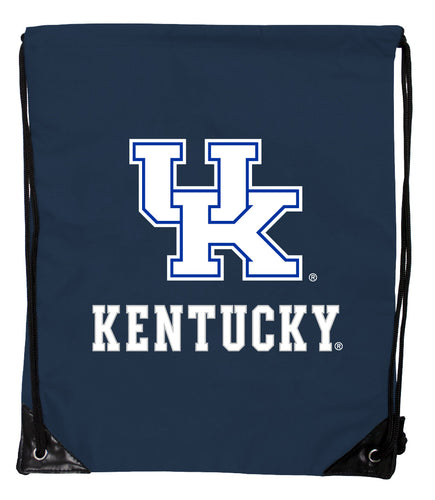 Kentucky Wildcats Officially Licensed Drawstring Backpack - Lightweight Cinch Bag with Team Logo 