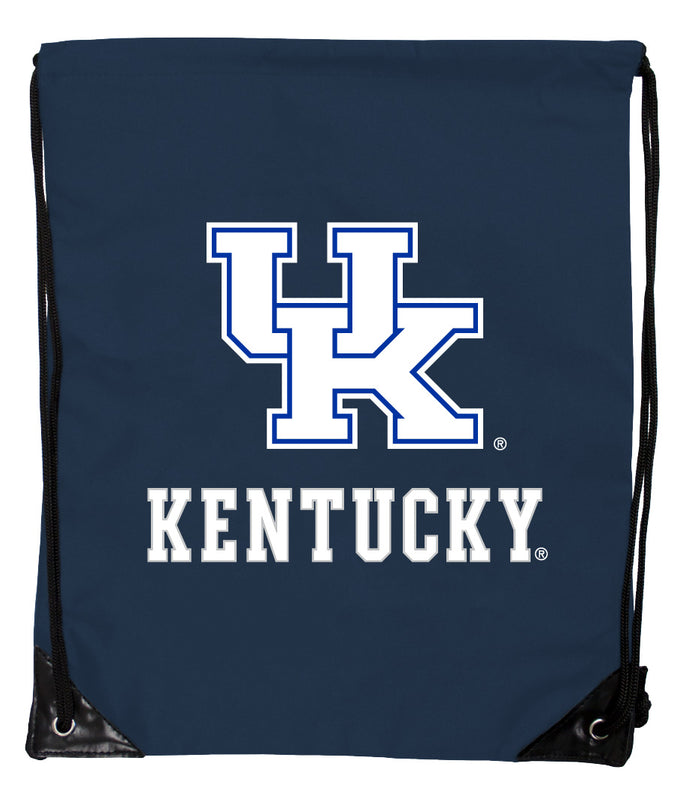 Kentucky Wildcats Officially Licensed Drawstring Backpack - Lightweight Cinch Bag with Team Logo 