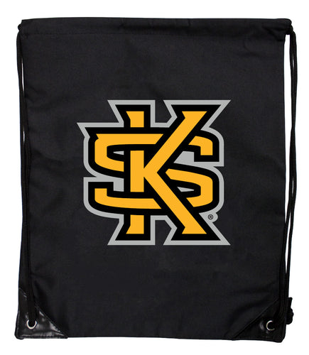 Kennesaw State University Officially Licensed Drawstring Backpack - Lightweight Cinch Bag with Team Logo 