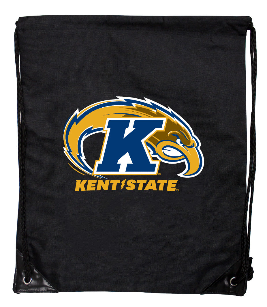 Kent State University Officially Licensed Drawstring Backpack - Lightweight Cinch Bag with Team Logo 