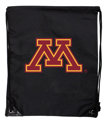 Minnesota Gophers Officially Licensed Drawstring Backpack - Lightweight Cinch Bag with Team Logo 
