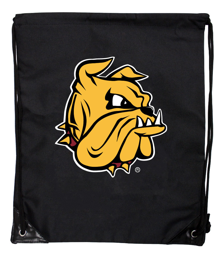 Minnesota Duluth Bulldogs Officially Licensed Drawstring Backpack - Lightweight Cinch Bag with Team Logo 