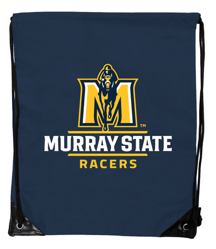 Murray State University Officially Licensed Drawstring Backpack - Lightweight Cinch Bag with Team Logo 