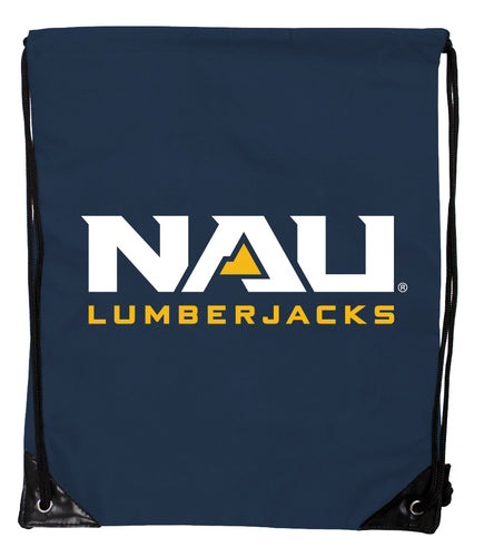 Northern Arizona University Officially Licensed Drawstring Backpack - Lightweight Cinch Bag with Team Logo 