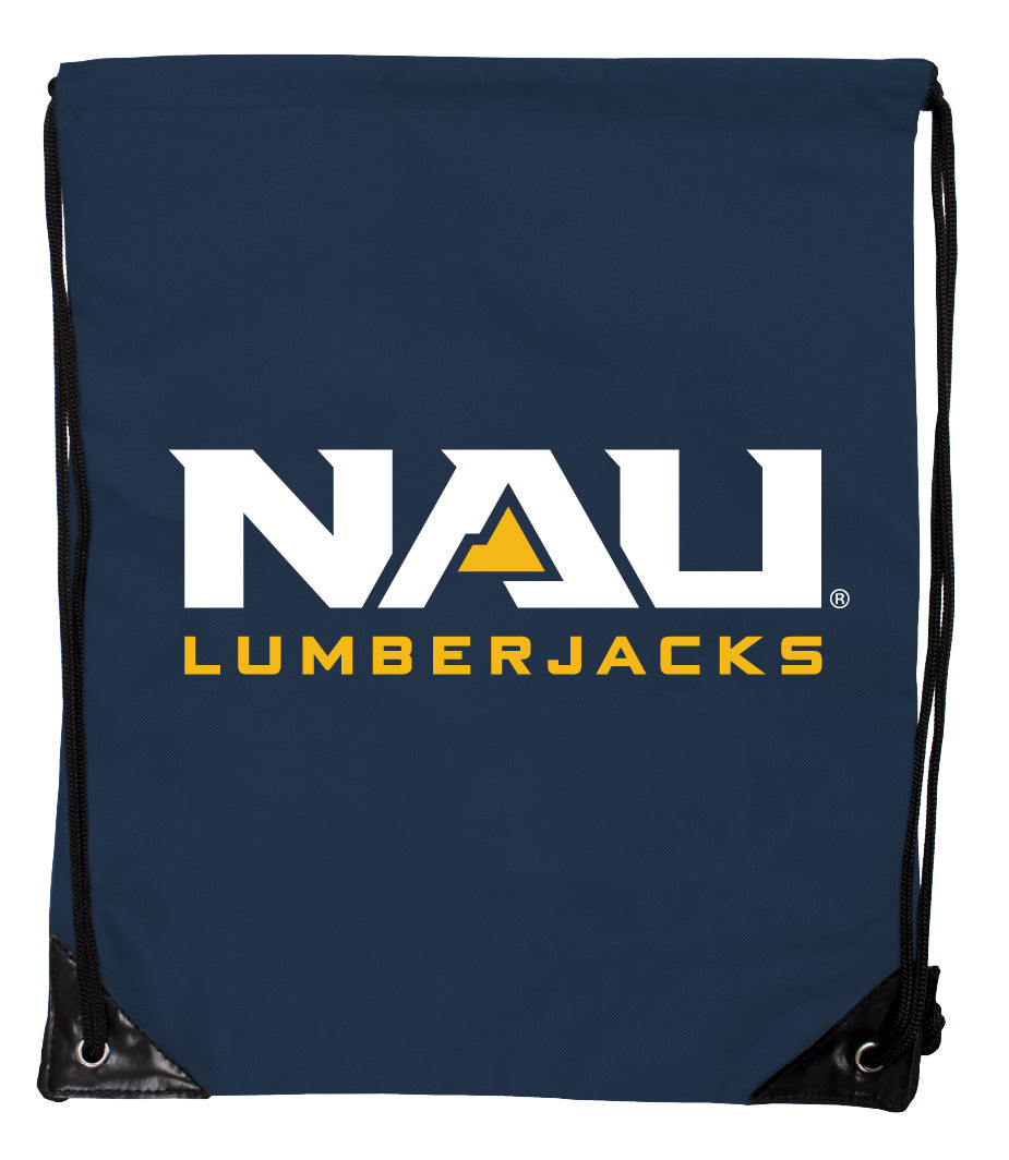 Northern Arizona University Officially Licensed Drawstring Backpack - Lightweight Cinch Bag with Team Logo 