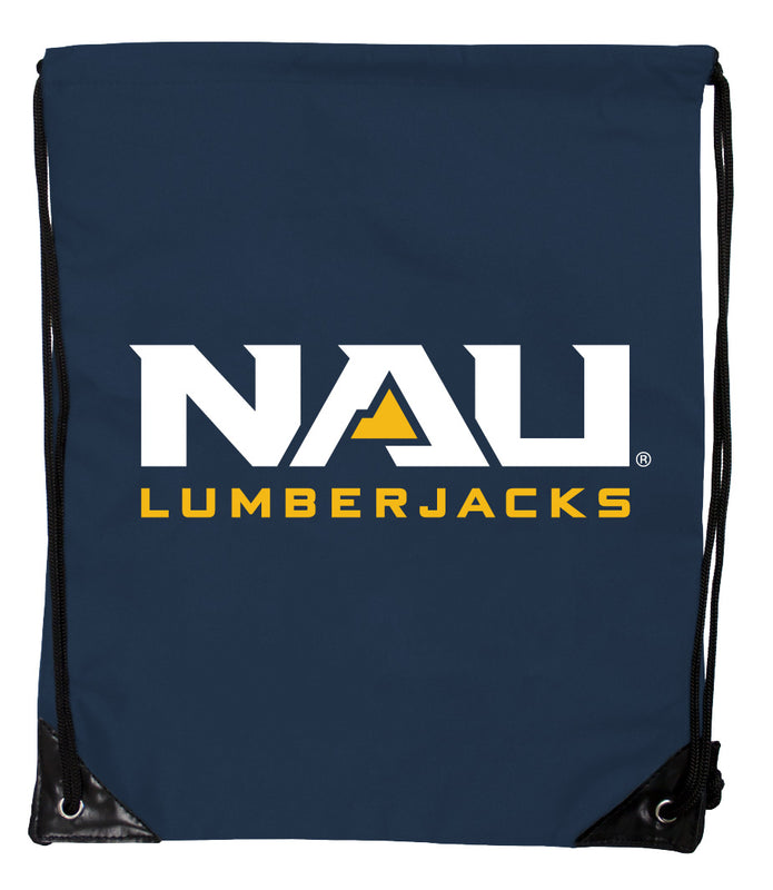 Northern Arizona University Officially Licensed Drawstring Backpack - Lightweight Cinch Bag with Team Logo 