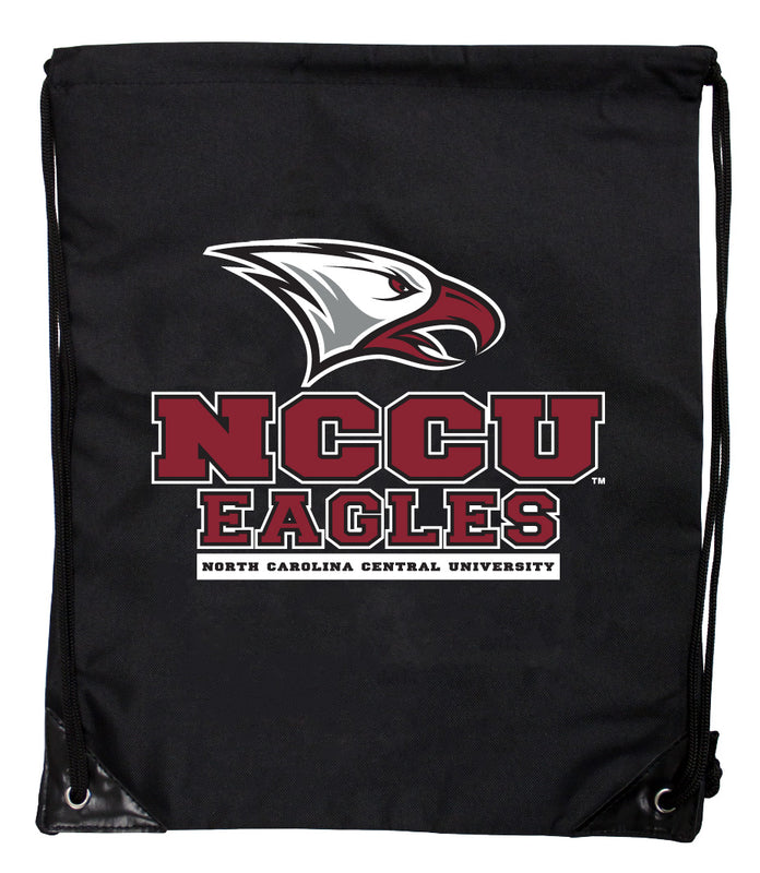 North Carolina Central Eagles Officially Licensed Drawstring Backpack - Lightweight Cinch Bag with Team Logo 