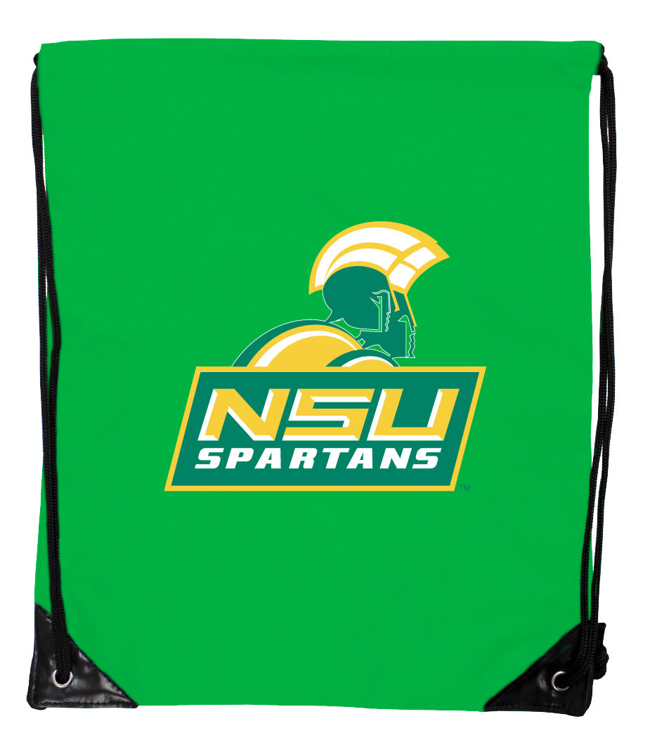 Norfolk State University Officially Licensed Drawstring Backpack - Lightweight Cinch Bag with Team Logo 