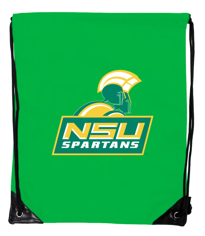 Norfolk State University Officially Licensed Drawstring Backpack - Lightweight Cinch Bag with Team Logo 
