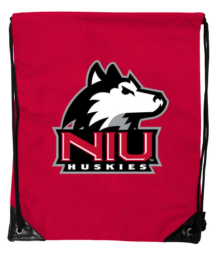 Northern Illinois Huskies Officially Licensed Drawstring Backpack - Lightweight Cinch Bag with Team Logo 