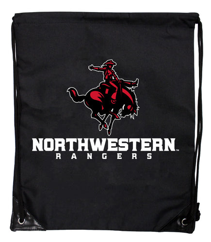 Northwestern Oklahoma State University Officially Licensed Drawstring Backpack - Lightweight Cinch Bag with Team Logo 