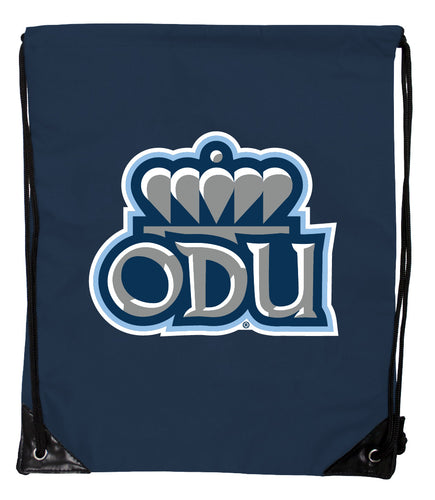 Old Dominion Monarchs Officially Licensed Drawstring Backpack - Lightweight Cinch Bag with Team Logo 