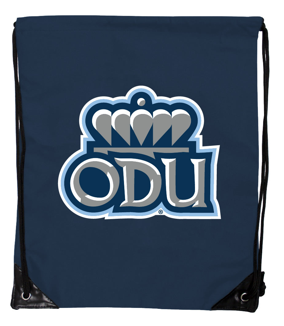 Old Dominion Monarchs Officially Licensed Drawstring Backpack - Lightweight Cinch Bag with Team Logo 